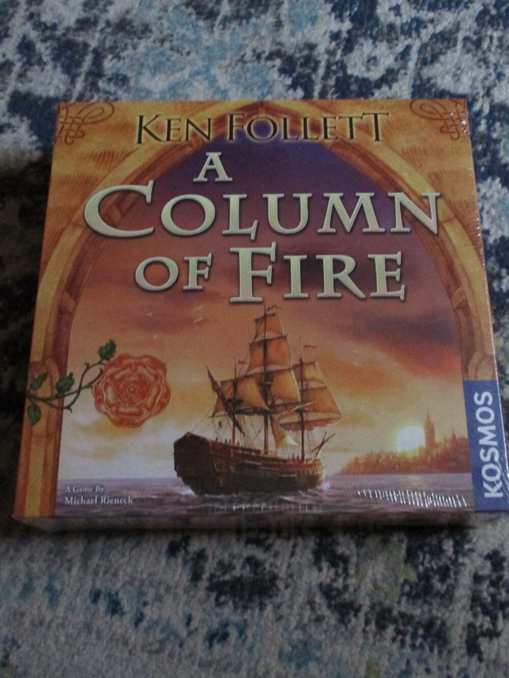 (NIS) Ken Follett A Column of Fire Board Game  NEW - Sealed
